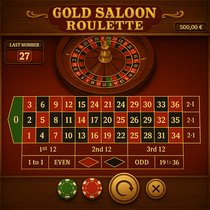 CrownPlay - Gold Saloon Roulette Game - Play Now